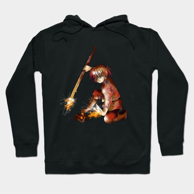 Firelight druid for gamers and fantasy fans Hoodie by cuisinecat